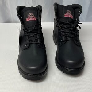 Brahma Men's Black Lace-Up Boots 2324